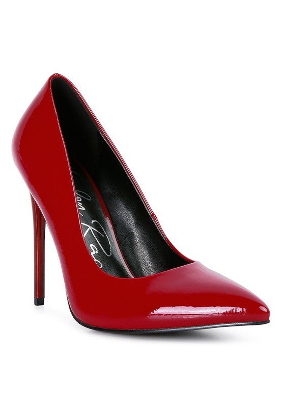 Elegant Personated Stiletto Heel Pumps - The Charming Petite