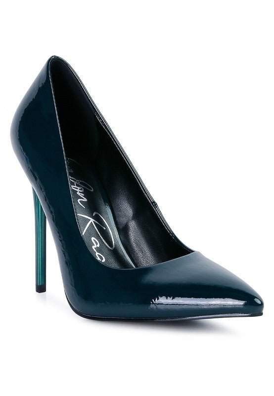 Elegant Personated Stiletto Heel Pumps - The Charming Petite