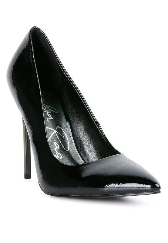 Elegant Personated Stiletto Heel Pumps - The Charming Petite