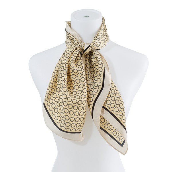 Fashion Scarf in Taupe or Ivory - The Charming Petite