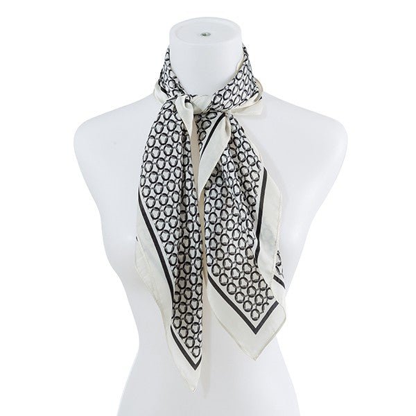 Fashion Scarf in Taupe or Ivory - The Charming Petite