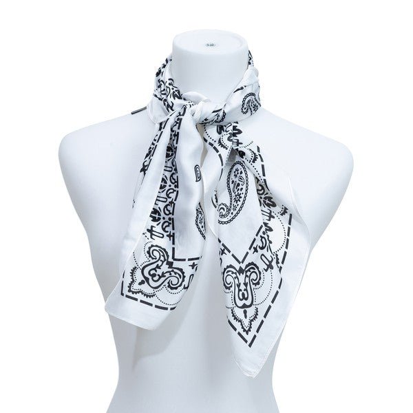 Multi Pattern Printed Scarf - The Charming Petite