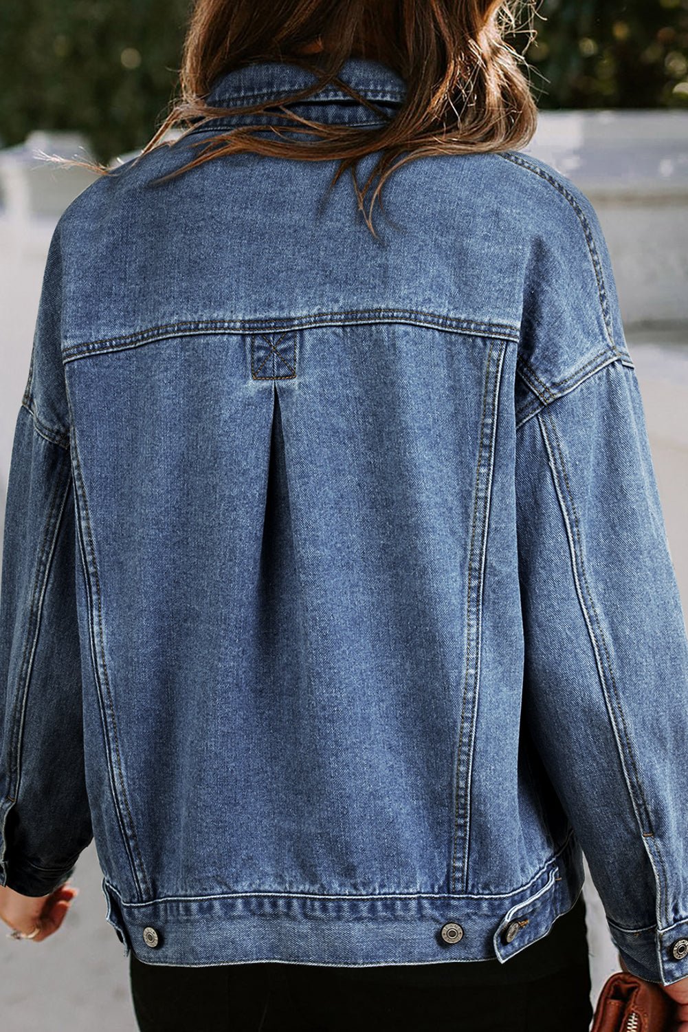 Oversized Denim Jacket also in Plus Sizes - The Charming Petite