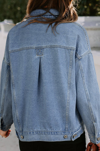 Oversized Denim Jacket: Comfort Meets Style - The Charming Petite