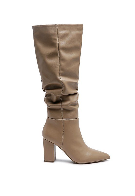 KNEE HIGH SLOUCH BOOT - The Charming Petite