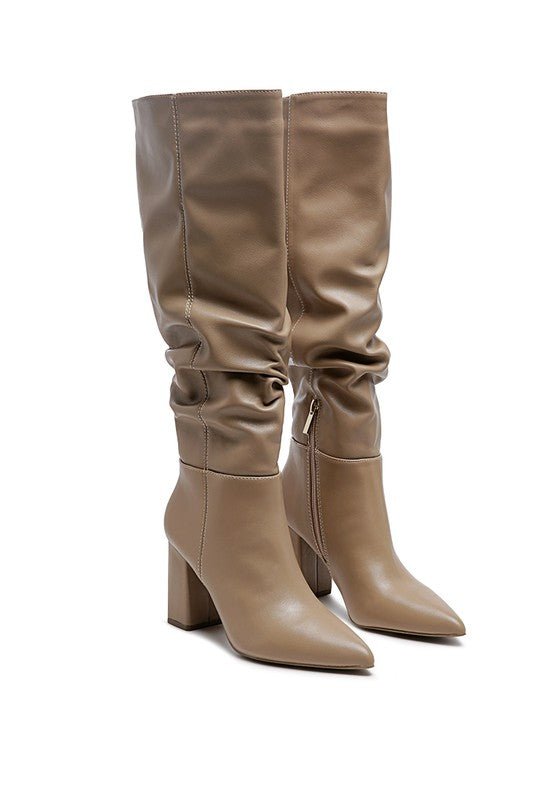 KNEE HIGH SLOUCH BOOT - The Charming Petite