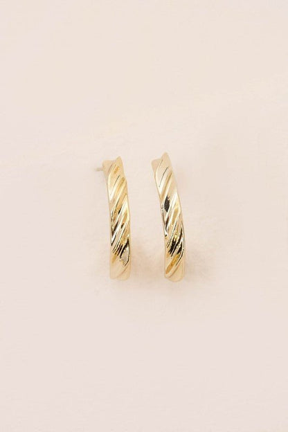 Samos Hoop Earrings - The Charming Petite