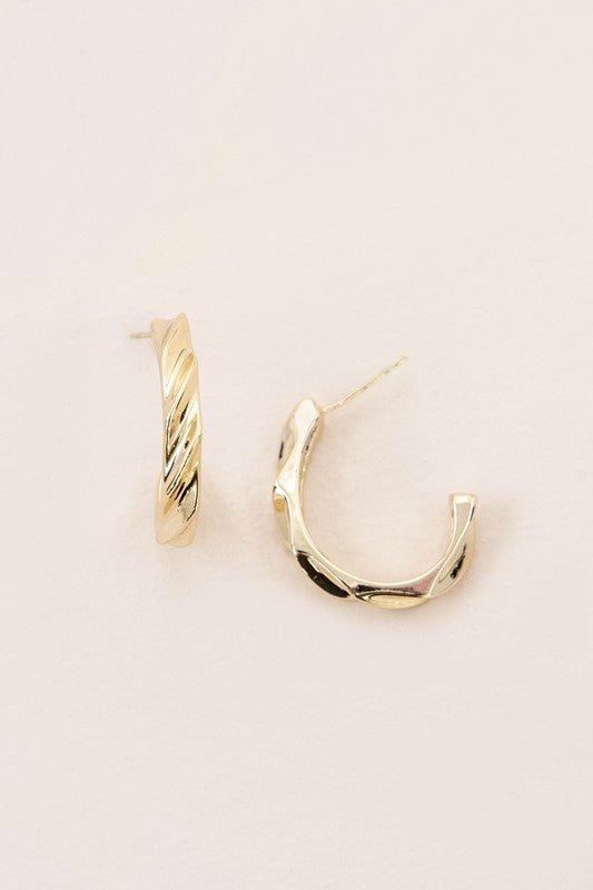 Samos Hoop Earrings - The Charming Petite