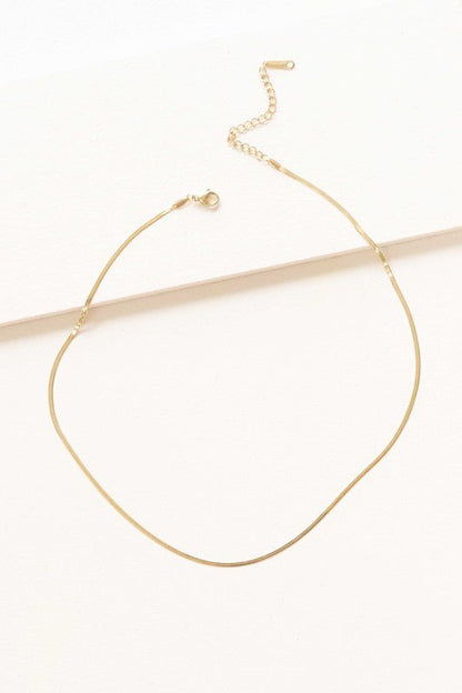 Snake Chain Necklace - The Charming Petite