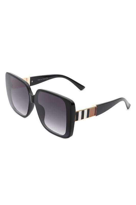 Square Retro Fashion Flat Top Women Sunglasses - The Charming Petite