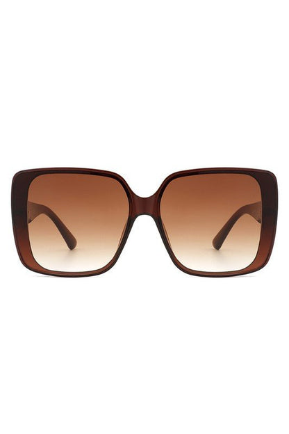 Square Retro Fashion Flat Top Women Sunglasses - The Charming Petite