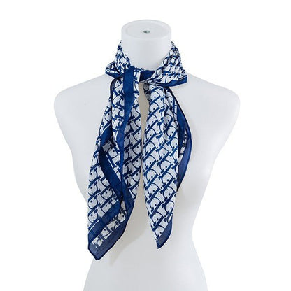 VERSATILE LUXURY PATTERN SILK SCARF - The Charming Petite